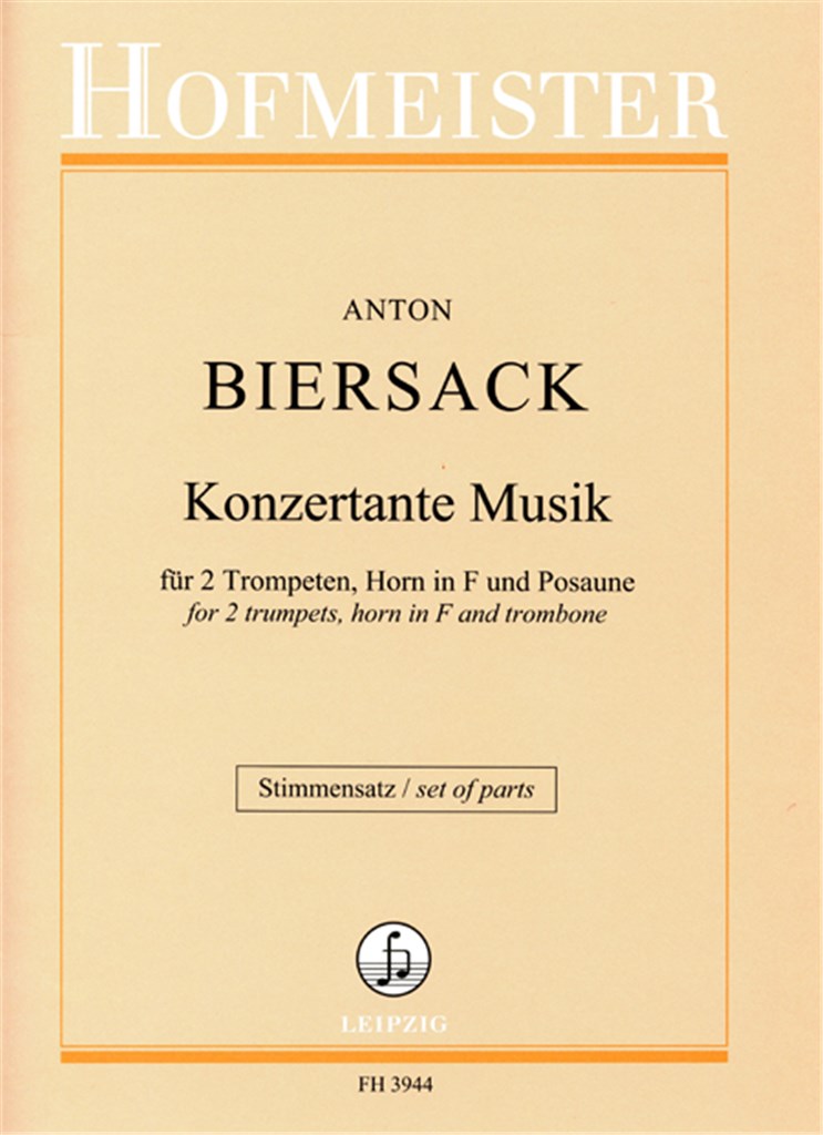 Konzertante Musik / Stimmensatz